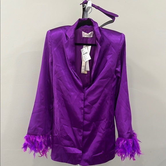 BRONX AND BANCO Odessa Blazer Dress in Purple - Picture 3 of 11